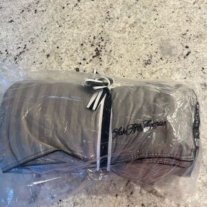 Saks Fifth Avenue united Polaris quilted blanket NWT